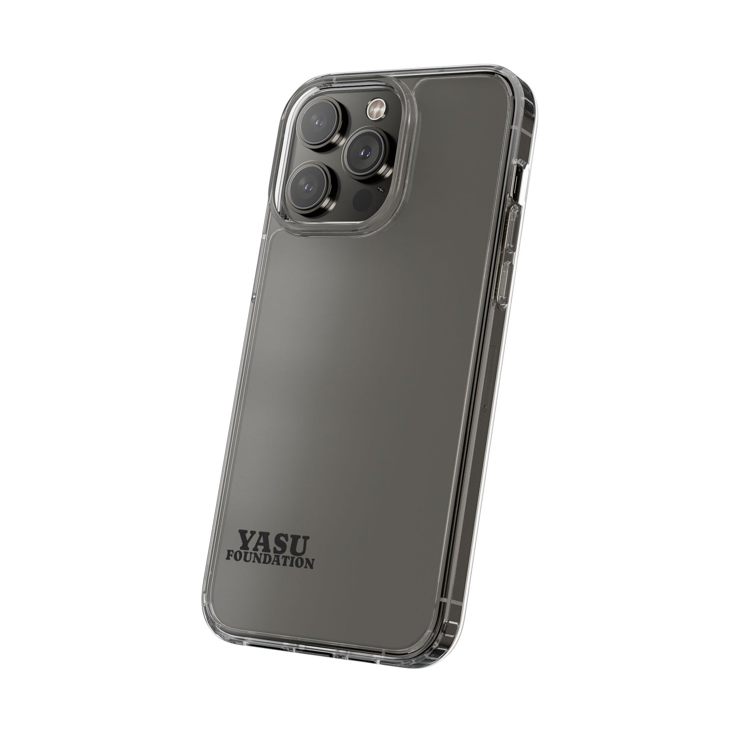 Transparent Phone Cases - Minimalist Clear Cases for iPhone, Customizable Phone Covers, Modern Protective Accessories, YASU Foundation