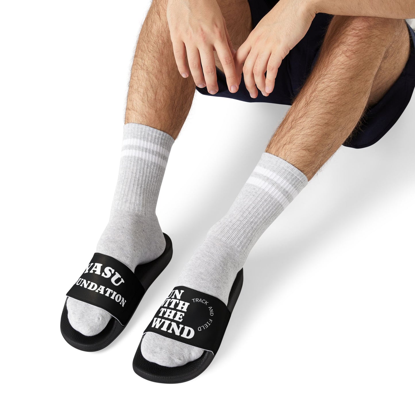 Unisex Removable- Run With The Wind-Strap Sandals for Summer, Relaxed Track And Field Merch
