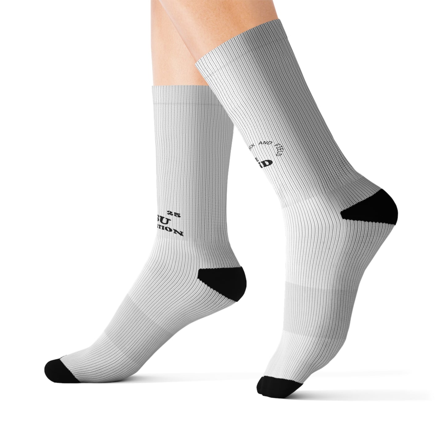 Sublimation Run With The Wind Socks | Creative Gift for All Occasions, Trendy Outfit Accessory, Unique Sock Design