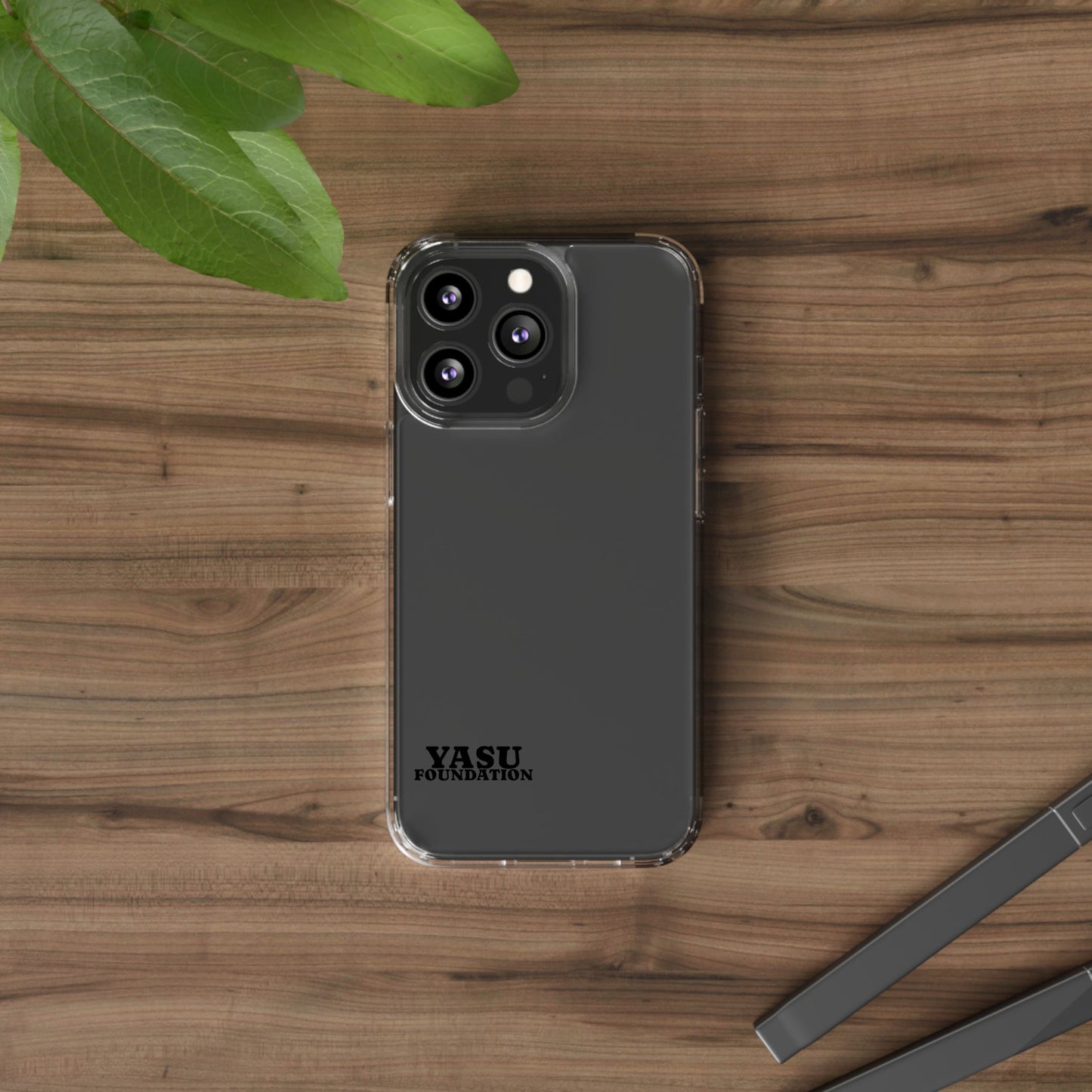 Transparent Phone Cases - Minimalist Clear Cases for iPhone, Customizable Phone Covers, Modern Protective Accessories, YASU Foundation