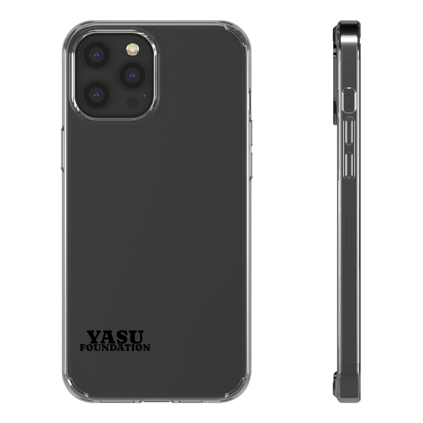 Transparent Phone Cases - Minimalist Clear Cases for iPhone, Customizable Phone Covers, Modern Protective Accessories, YASU Foundation