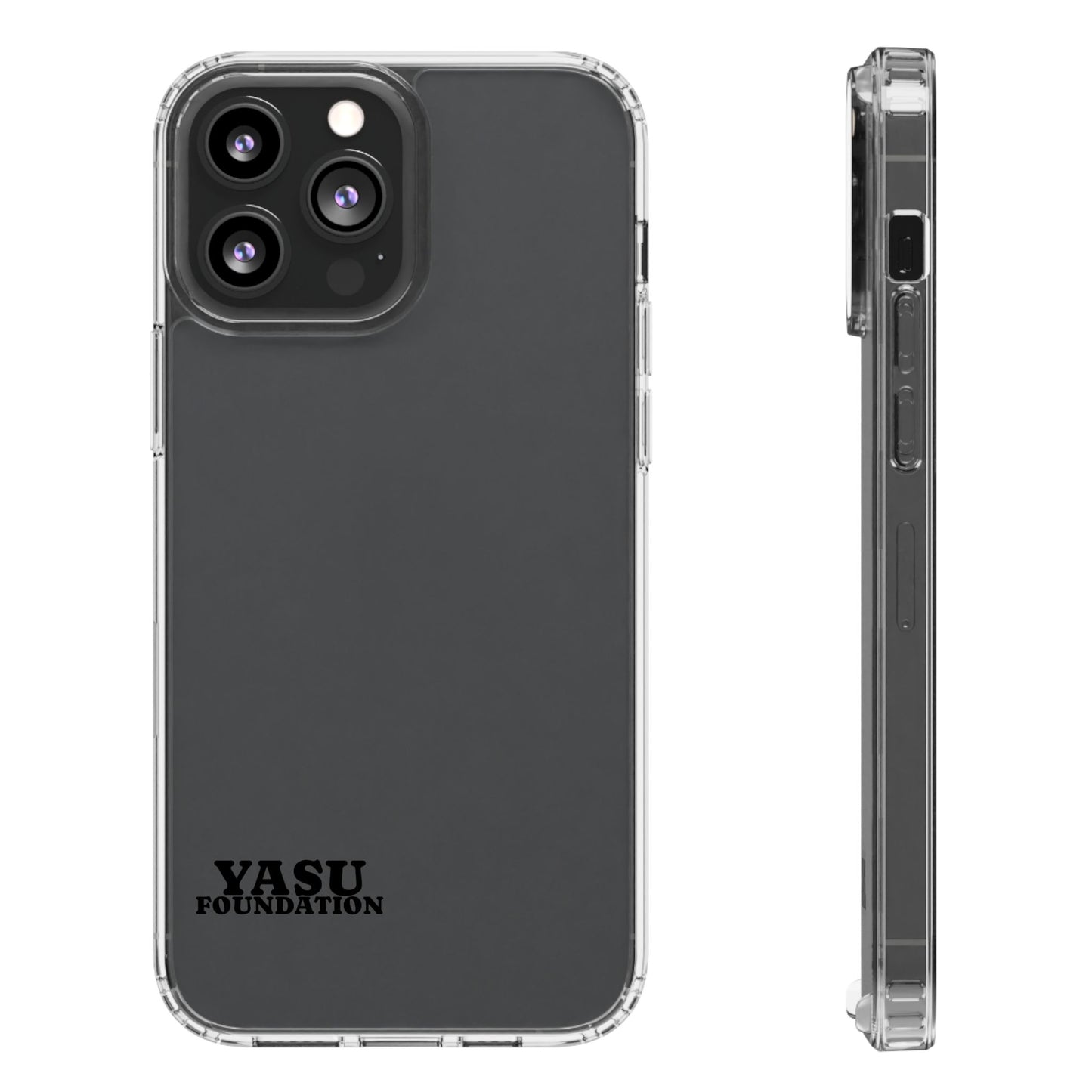 Transparent Phone Cases - Minimalist Clear Cases for iPhone, Customizable Phone Covers, Modern Protective Accessories, YASU Foundation
