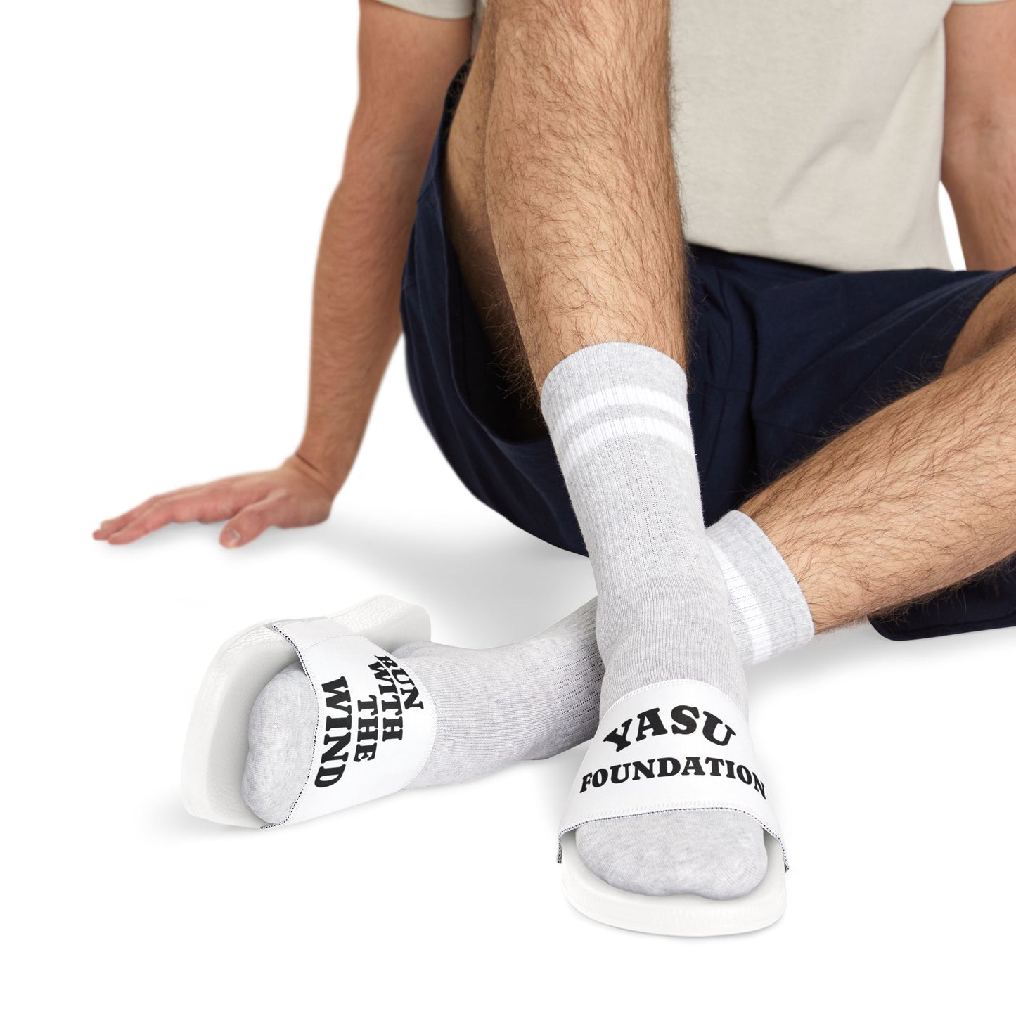 Copy of Unisex Removable- Run With The Wind-Strap Sandals for Summer, Relaxed Track And Field Merch