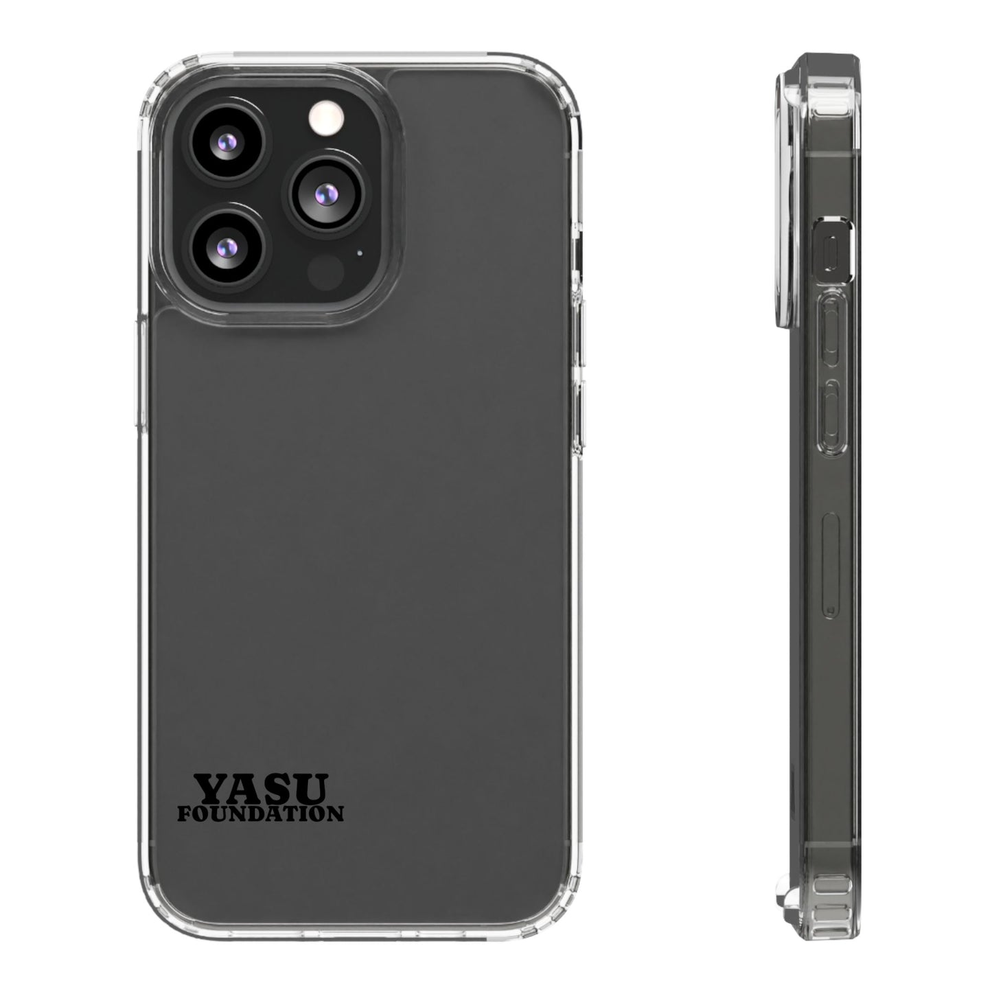 Transparent Phone Cases - Minimalist Clear Cases for iPhone, Customizable Phone Covers, Modern Protective Accessories, YASU Foundation