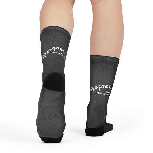 Sublimation Run With The Wind Fan Socks - Motivational Running Design, Gift for Athletes, Sportswear Accessory, Trendy Sock Gift, Fitness Apparel