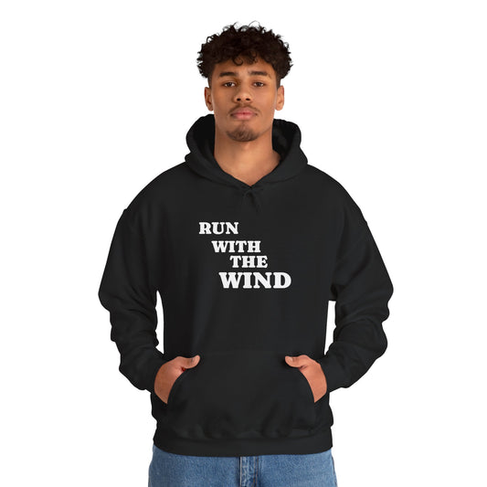Copy of Cozy Unisex Heavy Blend™ Run With The Wind - Relaxed Track and Field Hooded Sweatshirt -