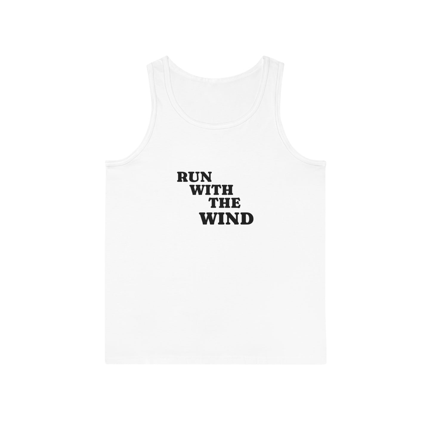 Copy of Run with the Wind Unisex Softstyle™ Tank Top, Motivational Workout Tee, Athleisure Apparel, Gift for Runners, Summer Fashion