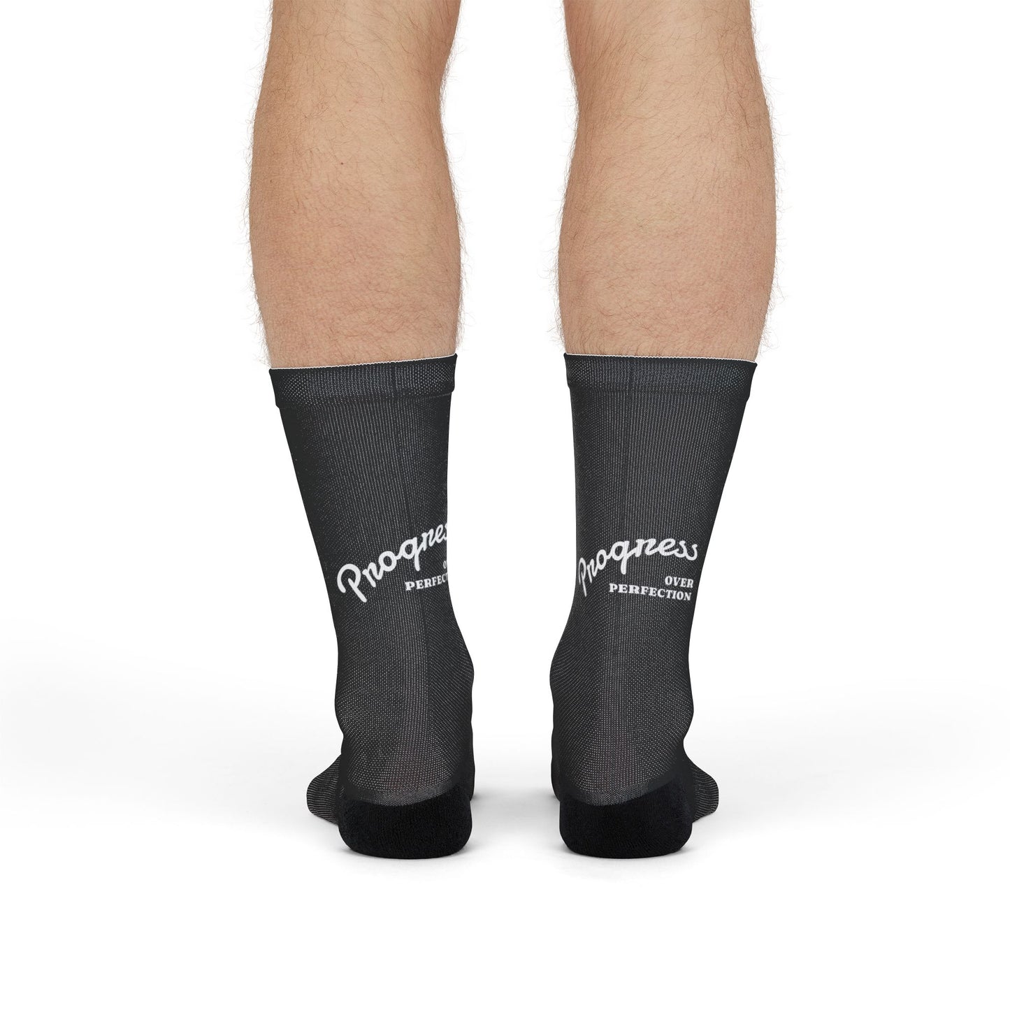 Sublimation Run With The Wind Fan Socks - Motivational Running Design, Gift for Athletes, Sportswear Accessory, Trendy Sock Gift, Fitness Apparel